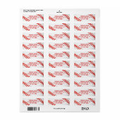 Étiquette Baseball (Feuille entière)