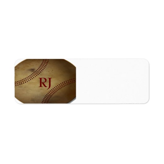Étiquette Baseball (Devant)