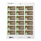 Étiquette Baseball Bat Sports Garçons Anniversaire Fête Thèm (Feuille entière)