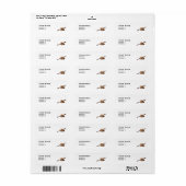 Étiquette Baseball vintage (Feuille entière)