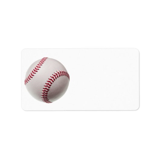 Étiquette Baseballs - Personnaliser Baseball Arrière - plan (Devant)