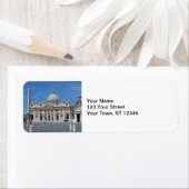 Étiquette Basilique Saint-Pierre - Cité du Vatican (En situation)