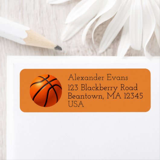 Étiquette Basket (En situation)