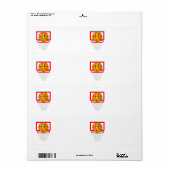 Étiquette Basket (Feuille entière)