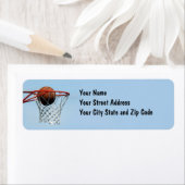 Étiquette Basket. (En situation)