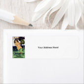 Étiquette Bataillon italien Roma 1907 (En situation)