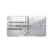 Étiquette Bateau (Devant)