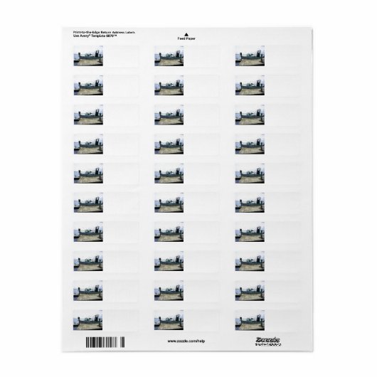 Étiquette Bateau Papas (Feuille entière)