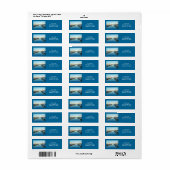 Étiquette Bateaux à la marina par Shirley Taylor (Feuille entière)