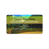 Étiquette Bateaux de pêche de la rivière Mismaloya 0344 Adre (Devant)