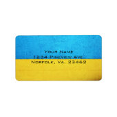 Étiquette Bâtiment battu - Abstrait minimal par STaylor (Devant)