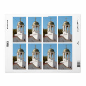 Étiquette Bâtiment de l'église (Feuille entière)