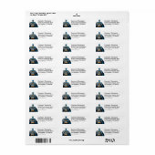 Étiquette Batman, héroïque (Feuille entière)