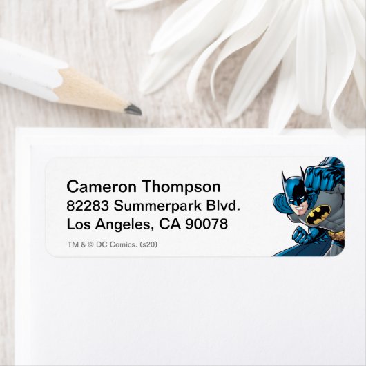 Étiquette Batman Punch (En situation)