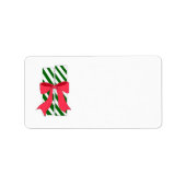 Étiquette Bâtons à bonbons (Devant)