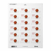 Étiquette Bauble & Etoiles (Feuille entière)