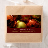 Étiquette Baubles de Noël (En situation)