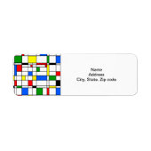 Étiquette Bauhaus (Devant)