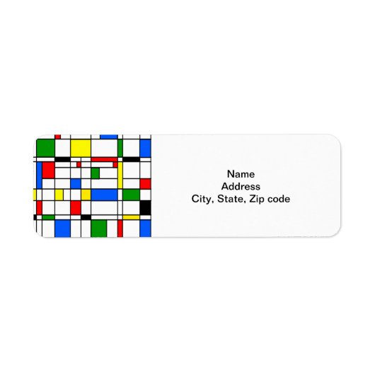 Étiquette Bauhaus (Devant)