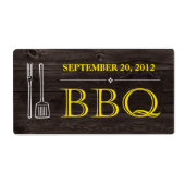 Étiquette BBQ (Devant)