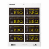 Étiquette BBQ (Feuille entière)