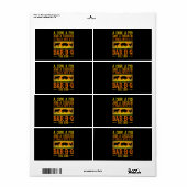 Étiquette BBQ | A Cow A Pig And A Chicken Walk Into A BBQ (Feuille entière)