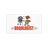 Étiquette BBQ amusant (Devant)