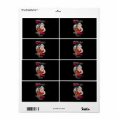 Étiquette BBQ|BBQ Grillmaster Like Butt Rubbed & Pork Pulbbe (Feuille entière)