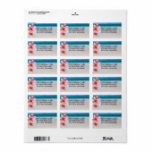 Étiquette Beach and Ocean Custom Return Address Labels (Feuille entière)