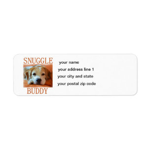 Étiquette beagle petit pote