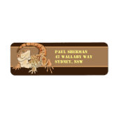 Étiquette Beardie Bestie ! (Devant)