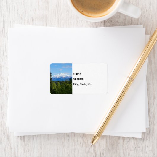 Étiquette Beau Denali (En situation)