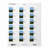 Étiquette Beau Denali (Feuille entière)