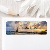 Étiquette Beau lever de soleil sur la plage - Nusa Penida Ba (En situation)