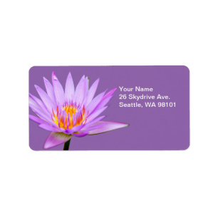 Étiquette Beau nénuphar pourpre