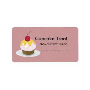 Étiquette Beau petit gâteau de bonbon à festin de Lil