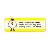 Étiquette Beau poulet (Devant)