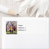 Étiquette Beau Printemps pour une promenade (En situation)