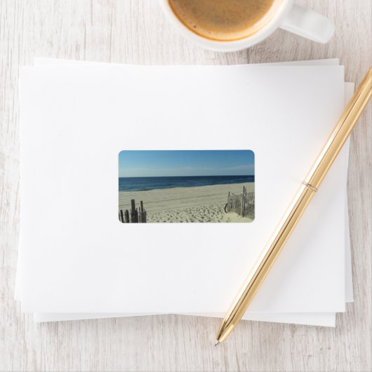 Étiquette Beauté de plage (En situation)