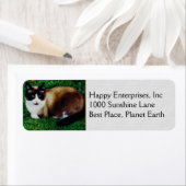 Étiquette Beauté Feline (En situation)