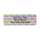 Étiquette Beauté géométrique (Devant)