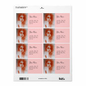 ÉTIQUETTE BEAUTÉ ROMANTIQUE (Feuille entière)