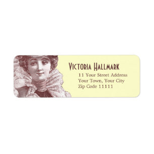 Étiquette Beauté victorienne de attirance - diva d'époque