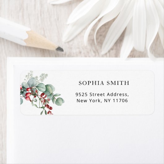 Étiquette bébé à feuillage persistant il fait froid dehors b (En situation)