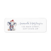 Étiquette Bébé il fait froid à l'extérieur de la douche de N (Devant)