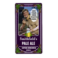Beer Brewer Photo personnalisée Purple Homebrelott