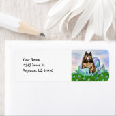 Étiquette Belgian Tervuren Easter Labels (En situation)