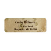 Étiquette Belle Automne Brown (Devant)