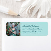 Étiquette Belle fée de décembre à Holly (En situation)