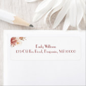 Étiquette Belle florale (En situation)